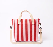 Load image into Gallery viewer, Roka Hampstead Lunch Bag Strawberry Stripe