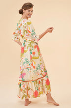 Load image into Gallery viewer, Powder Design Tropical Flora and Fauna Dress Coconut