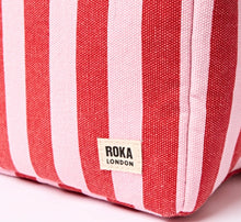 Load image into Gallery viewer, Roka Hampstead Lunch Bag Strawberry Stripe