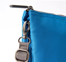 Load image into Gallery viewer, Roka Crossbody Carnaby XL Malibu Blue Recycled Canvas