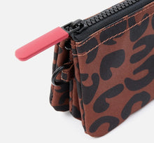Load image into Gallery viewer, Roka Carnaby Small Recycled Canvas Wallet - Scarlet Leopard - NEW A/W 2025