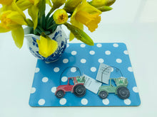 Load image into Gallery viewer, Gisela Graham Wooden Hanging Tractor Decorations