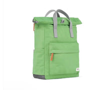Load image into Gallery viewer, Roka Canfield B Backpack In Recycled Nylon Medium Kiwi