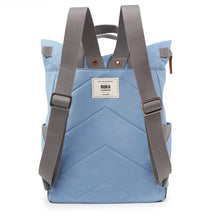 Load image into Gallery viewer, Roka Canfield B Sustainable Nylon Small Retro Blue Backpack