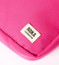 Load image into Gallery viewer, Roka Bond Crossbody Bag Recycled Canvas Granita Red