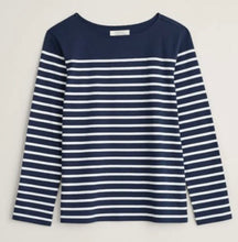 Load image into Gallery viewer, Seasalt Sailor Shirt Falmouth Breton Maritime Chalk