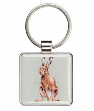 Load image into Gallery viewer, Wrendale Designs “ Golden Hour “ Hare Keyring