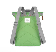 Load image into Gallery viewer, Roka Canfield B Backpack In Recycled Nylon Medium Kiwi