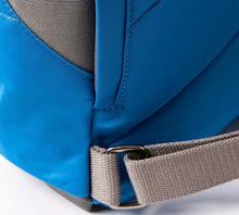 Load image into Gallery viewer, Roka Canfield Roll Top Backpack in Malibu Blue Recycled Nylon Small