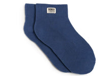 Load image into Gallery viewer, Roka Wembley Organic Cotton Crop Socks- Coastal Blue