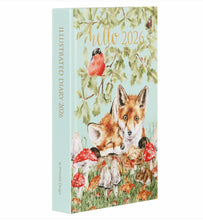 Load image into Gallery viewer, Wrendale Wildlife 2026 Hardback Desk Diary - Filled with Beautiful Illustrations