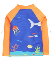 Load image into Gallery viewer, Frugi Sun-safe Rash Vest Lifeboat Deep Sea Diver Age 3-4 Years