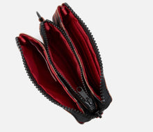 Load image into Gallery viewer, Roka Carnaby Small Recycled Canvas Wallet - Scarlet Leopard - NEW A/W 2025