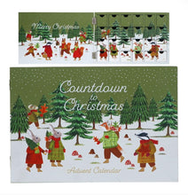 Load image into Gallery viewer, Woodland Animals Wooden Advent Calendar with Drawers by Gisela Graham