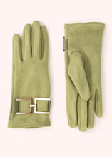 Load image into Gallery viewer, Powder Design Dana Faux Suede Gloves in Sage