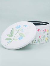 Load image into Gallery viewer, Gisela Graham Cake Tin in Meadow Design