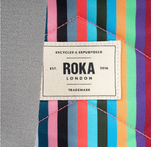 Load image into Gallery viewer, Roka Willesden B Recycled Canvas Large Multi Stripe