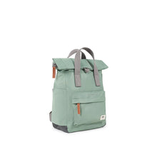 Load image into Gallery viewer, Roka Canfield Roll Top Backpack in Frost Recycled Nylon Small