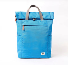 Load image into Gallery viewer, Roka Finchley A Malibu Blue Small Backpack Recycled Canvas