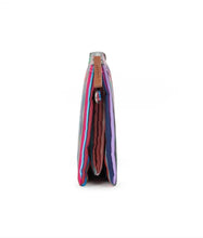 Load image into Gallery viewer, Roka Crossbody Carnaby XL Multi Stripe Recycled Canvas