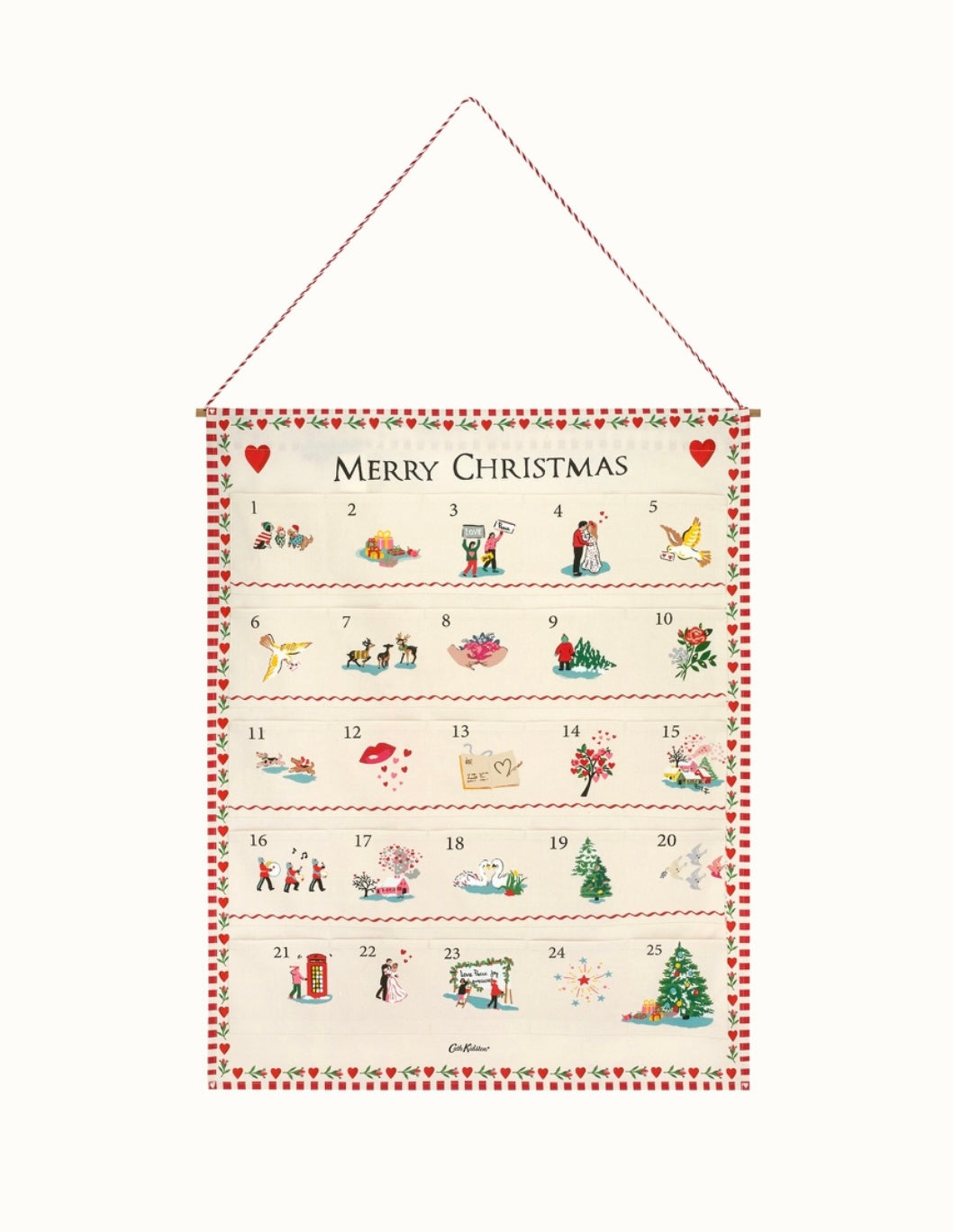 Cath Kidston Christmas Fabric Advent Calendar Sale NewEnglandCountryStore