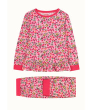 Load image into Gallery viewer, Cath Kidston Pinball Ditsy Long Sleeved Frilled Jersey PJ’s