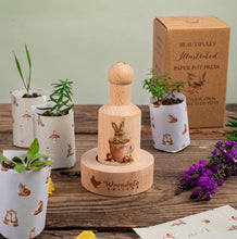 Load image into Gallery viewer, Wrendale “Garden Friends” Paper Pot Press