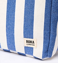 Load image into Gallery viewer, Roka Hampstead Lunch Bag Denim Stripe
