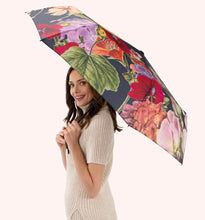 Load image into Gallery viewer, Powder Design Fold Away Umbrella Midnight Posy
