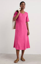 Load image into Gallery viewer, Seasalt Grass Wave Linen Midi Dress Tulip

