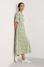 Load image into Gallery viewer, Seasalt Chateaux Half Sleeve Maxi Dress Headland Collage Dark Citron
