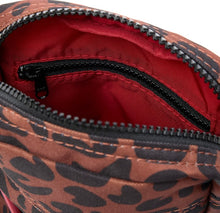 Load image into Gallery viewer, Roka Bond Bag Recycled Canvas Scarlet Leopard - NEW AW 2025
