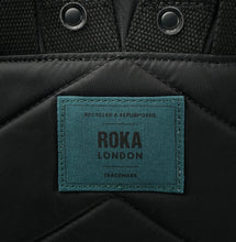 Load image into Gallery viewer, Roka Bantry B All Black Teal Recycled Nylon Small
