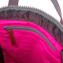 Load image into Gallery viewer, Roka Canfield Sustainable Nylon Small Neon Pink Backpack

