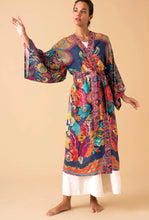 Load image into Gallery viewer, Powder Design Vintage Floral Ink Kimono Gown
