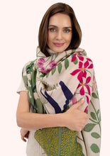 Load image into Gallery viewer, Powder Design Swooping Swallows Print Scarf
