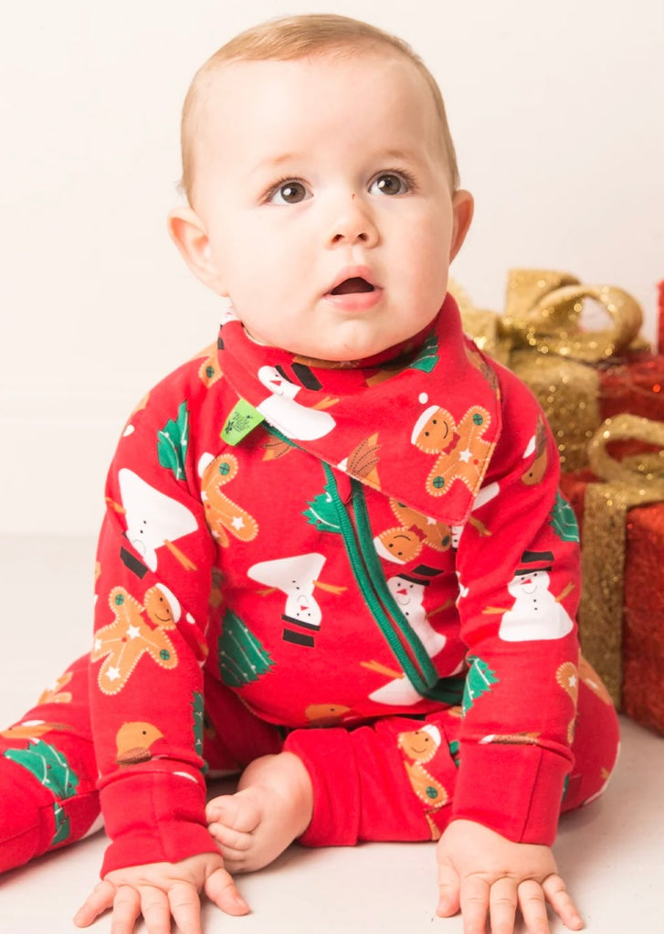 Blade and Rose Snowman Zip Up Romper