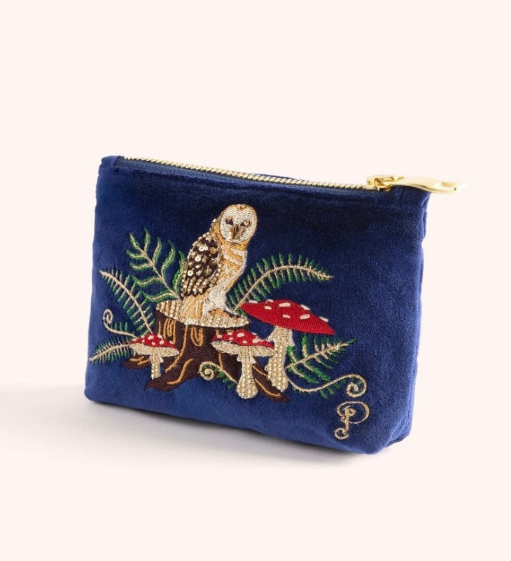 Powder Design Mini Pouch Woodland Owl - navy