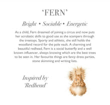 Load image into Gallery viewer, Wrendale Fern Large Squirrel Plush Character
