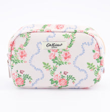 Load image into Gallery viewer, Cath Kidston Flutter Rose Make up Bag and Mirror Set
