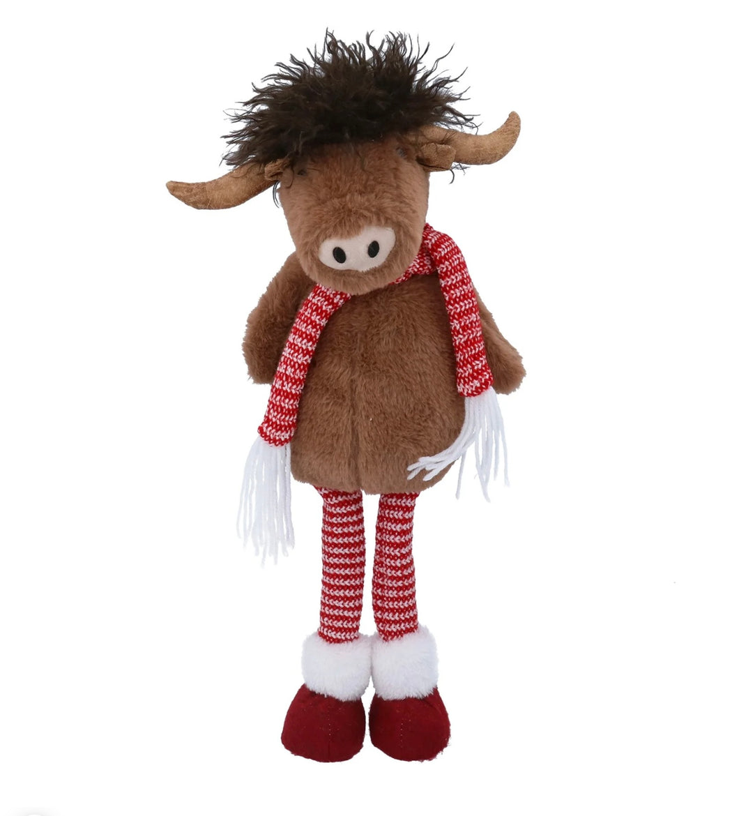 Gisela Graham Standing Highland Cow Novelty Decoration