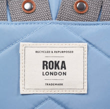 Load image into Gallery viewer, Roka Canfield B Sustainable Nylon Small Retro Blue Backpack
