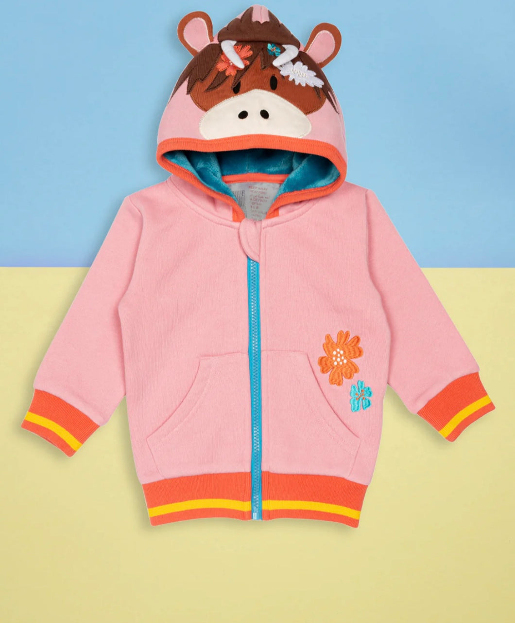 Blade and Rose Bonnie Highland Cow Hoodie