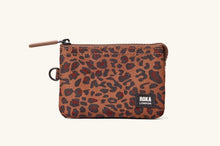 Load image into Gallery viewer, Roka Carnaby Wallet Mini Leopard Recycled Canvas
