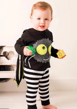 Load image into Gallery viewer, Blade and Rose Fluffy Spider Halloween Outfit - includes top, leggings and cape

