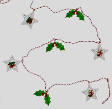 Load image into Gallery viewer, Gisela Graham Holly and Alfie Wooden Garland
