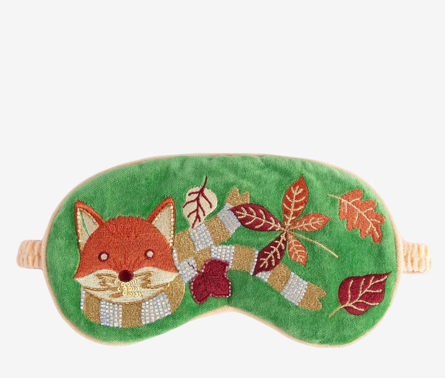 Powder Design Luxury Velvet Eye Mask - Cosy Fox