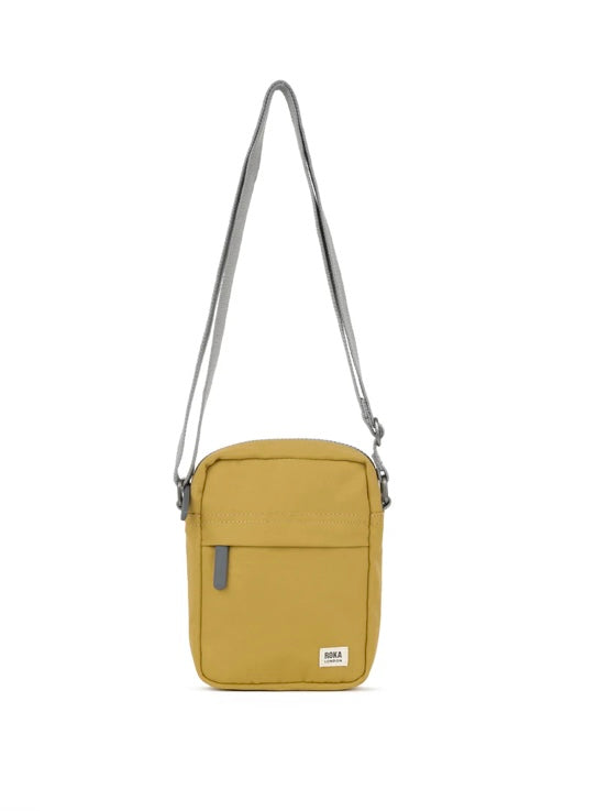 Roka Bond Crossbody Bag Recycled Canvas Flax