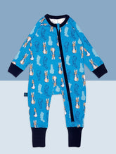 Load image into Gallery viewer, Blade and Rose Zip up Romper in Peter Rabbit Navy Age 12-18 months
