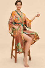 Load image into Gallery viewer, Powder Design Botanical Bliss Taupe Kimono Gown
